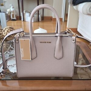 Michael Kors Women's Beige Satchel